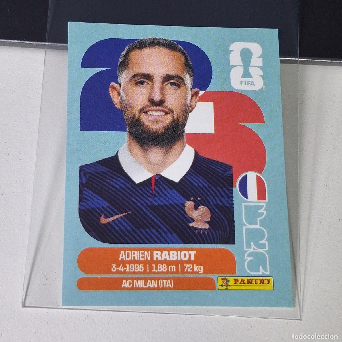 Fu&szlig;ball-Sticker: B27 FRA12 ADRIEN RABIOT 12 FRANCIA FRANCE FRA MUNDIAL FIFA WORLD CUP 2026 STICKER PANINI