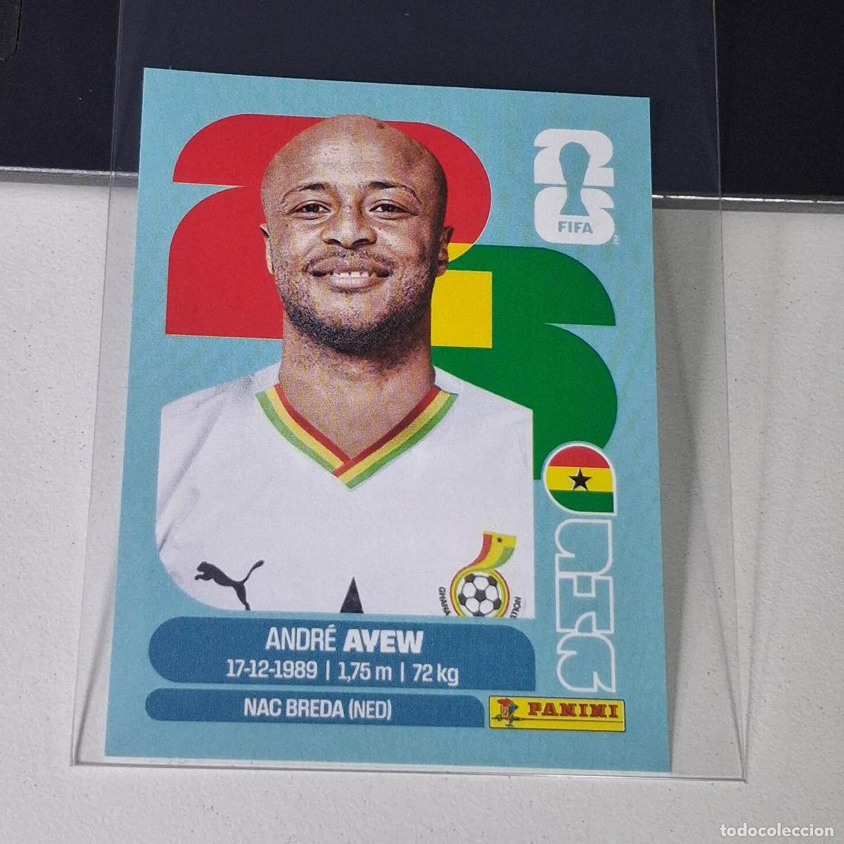 Fu&szlig;ball-Sticker: B27 GHA17 ANDREW AYEW 17 GHANA GHA MUNDIAL FIFA WORLD CUP 2026 STICKER PANINI