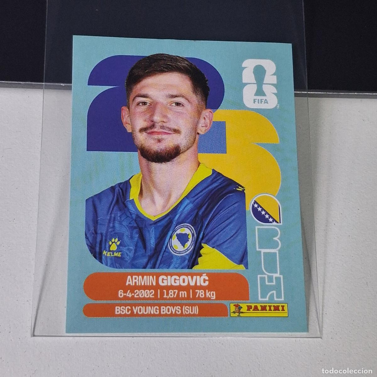 Cromos de F&uacute;tbol: B27 BIH10 ARMIN GIGOVIĆ 10 BOSNIA HERZEGOVINA BIH MUNDIAL FIFA WORLD CUP 2026 STICKER PANINI