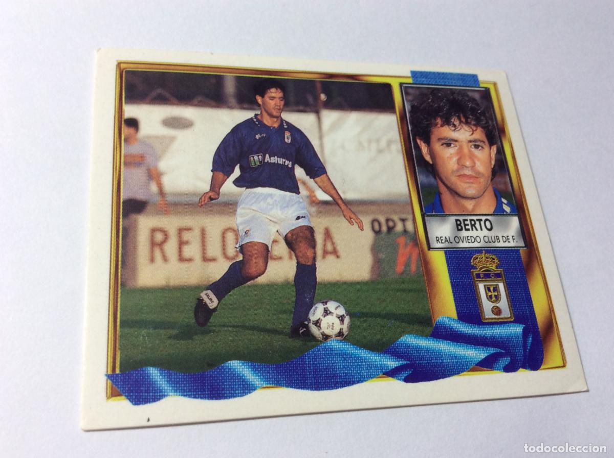 Cromos de F&uacute;tbol: Berto Real Oviedo Este 95 96 1995 1996