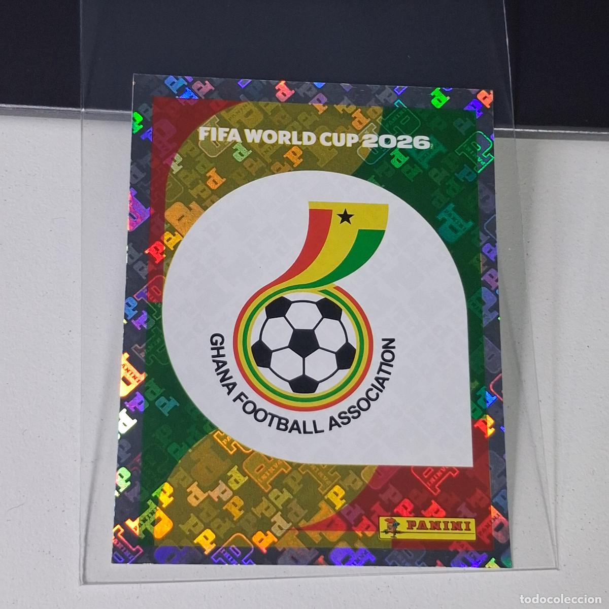 Cromos de F&uacute;tbol: B27 GHA1 GHA 1 ESCUDO LOGO BADGE GHANA MUNDIAL FIFA WORLD CUP 2026 STICKER PANINI