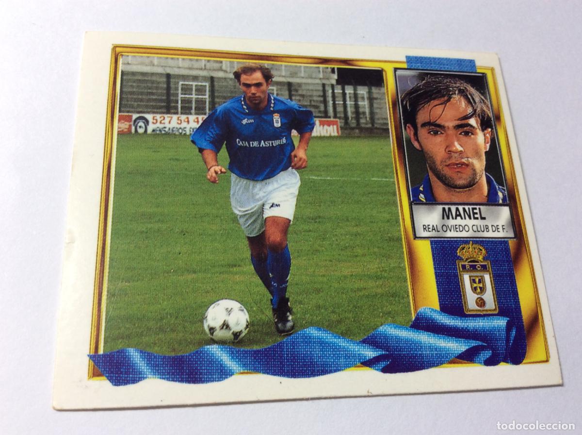 Cromos de F&uacute;tbol: Manel Real Oviedo Este 95 96 1995 1996