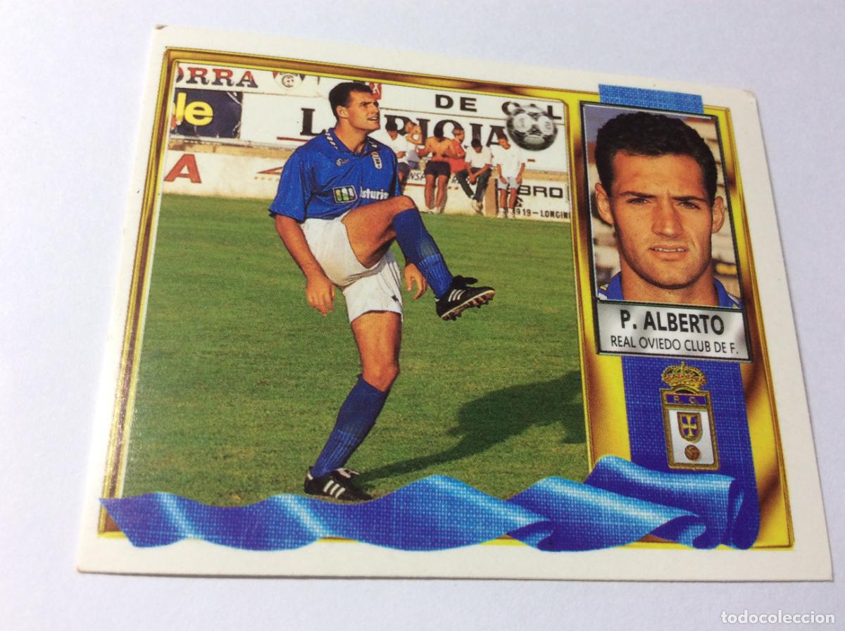 Cromos de F&uacute;tbol: Pedro Alberto Real Oviedo Este 95 96 1995 1996