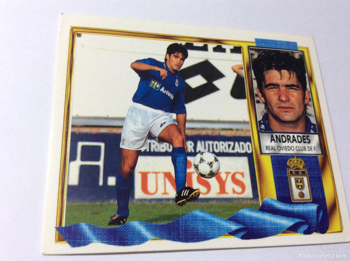 Cromos de F&uacute;tbol: Andrades Real Oviedo Este 95 96 1995 1996