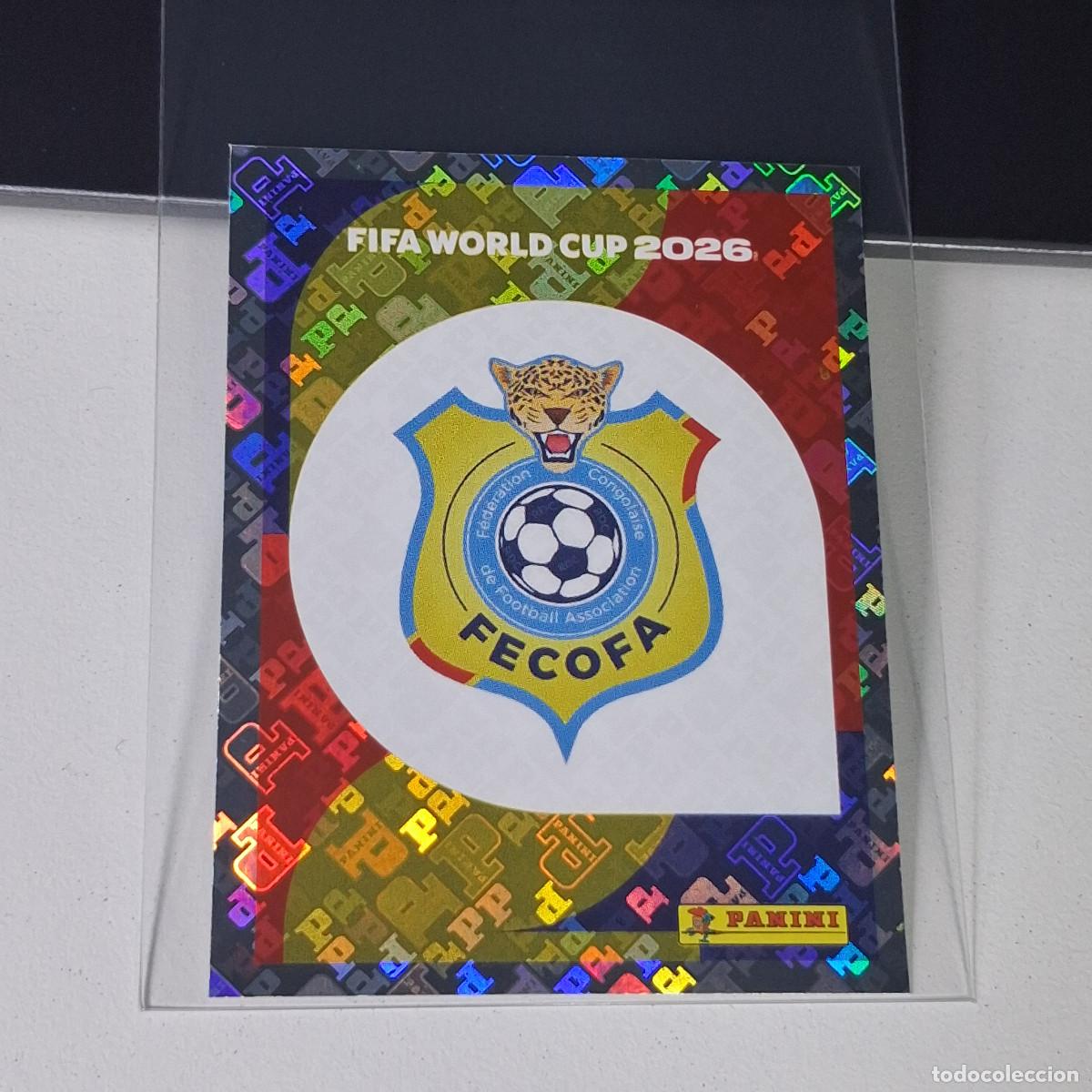 Cromos de F&uacute;tbol: B27 COD1 EMBLEM ESCUDO 1 CONGO COD MUNDIAL FIFA WORLD CUP 2026 STICKER PANINI