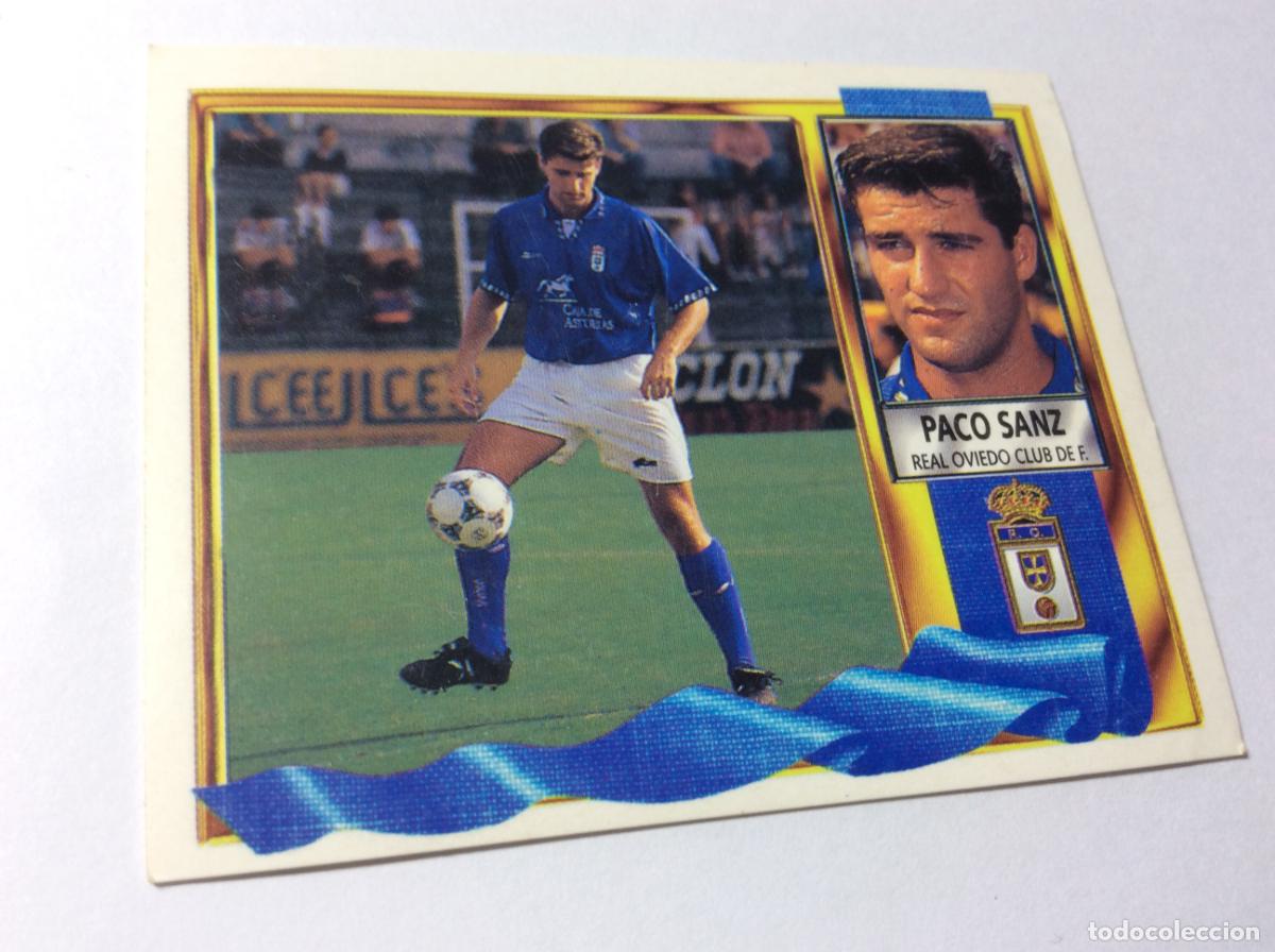Cromos de F&uacute;tbol: Paco Sanz Real Oviedo Este 95 96 1995 1996