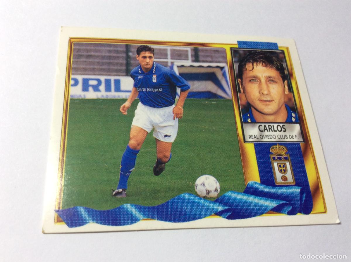 Cromos de F&uacute;tbol: Carlos Real Oviedo Este 95 96 1995 1996