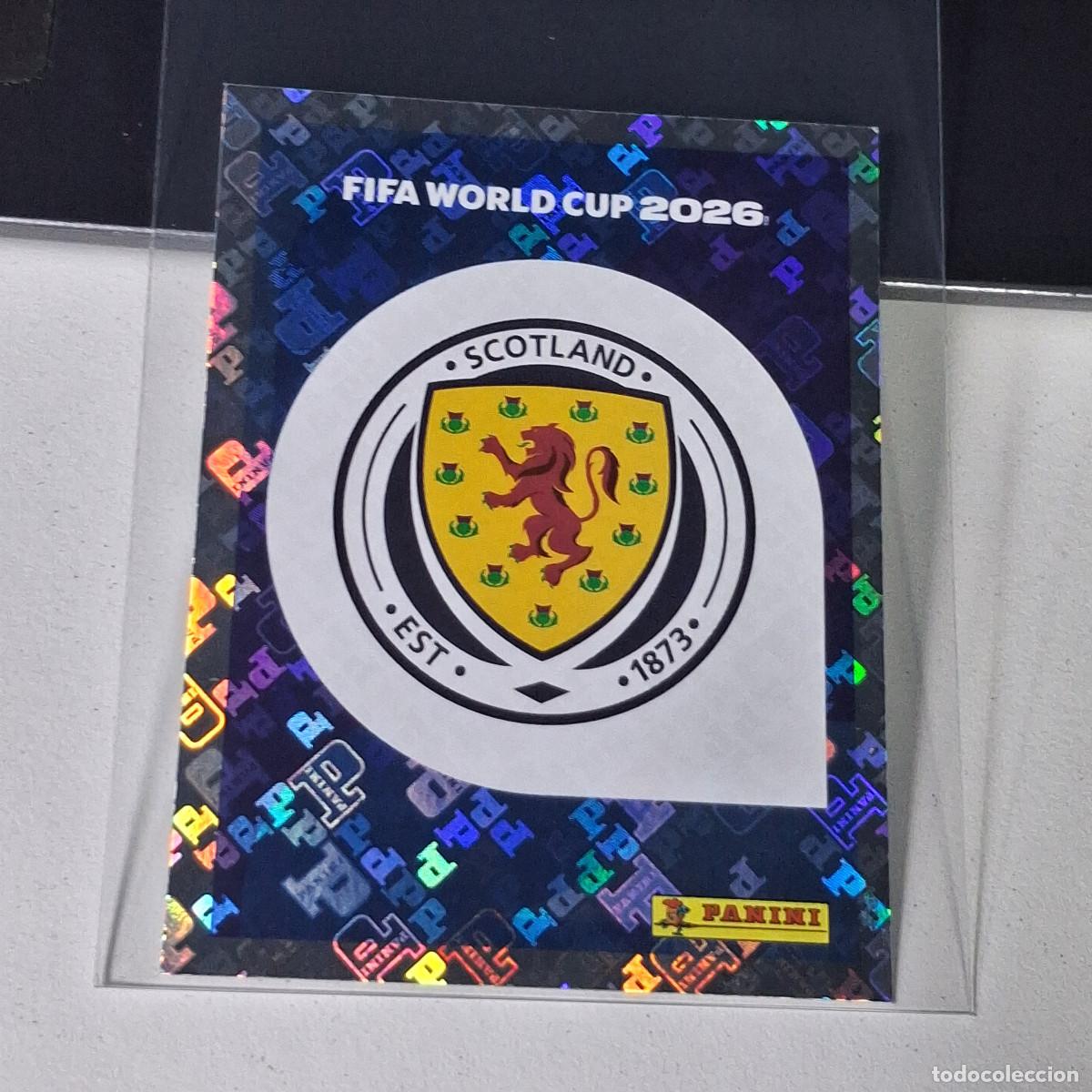 Cromos de F&uacute;tbol: B27 SCO1 SCO 1 ESCUDO LOGO BADGE ESCOCIA / SCOTLAND MUNDIAL FIFA WORLD CUP 2026 STICKER PANINIINI