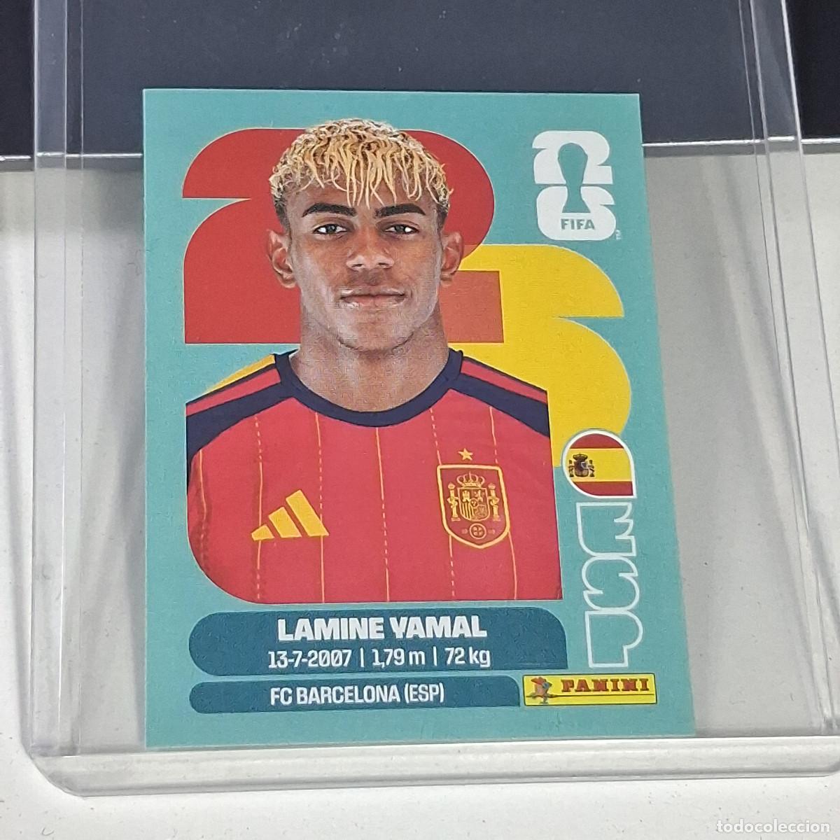 Cromos de F&uacute;tbol: C1 ESP15 LAMINE YAMAL ESPA&Ntilde;A ESP 15 SPAIN MUNDIAL FIFA WORLD CUP 2026 STICKER PANINI