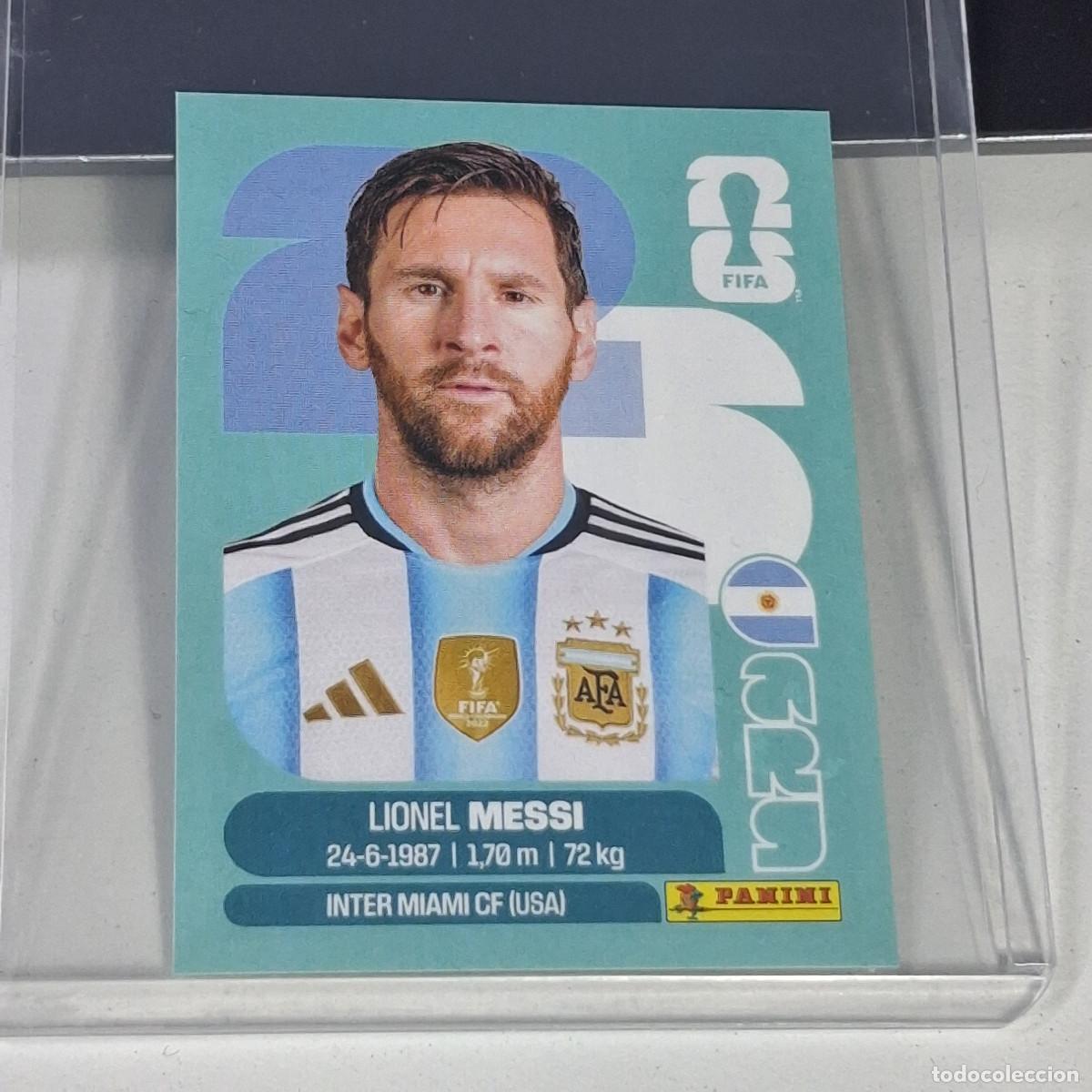 Cromos de F&uacute;tbol: C1 ARG17 LIONEL MESSI 17 ARGENTINA ARG MUNDIAL FIFA WORLD CUP 2026 STICKER PANINI