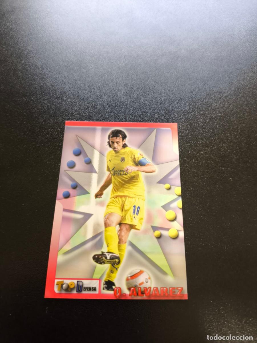 Cromos de F&uacute;tbol: 57 QUIQUE ALVAREZ VILLARREAL MUNDICROMO TOP LIGA 2005 2006 05 06 NO PANINI LIGA ESTE