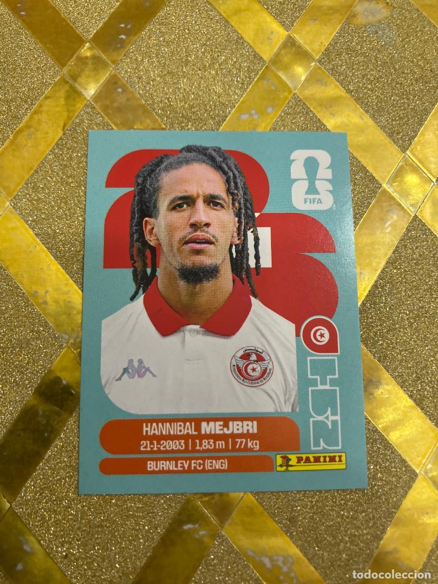 Cromos de F&uacute;tbol: CROMO DE F&Uacute;TBOL NUMERO TUN 14 HANNIBAL MEJBRI TUNEZ MUNDIAL 2026 MEXICO-EEUU-CANADA PANINI !