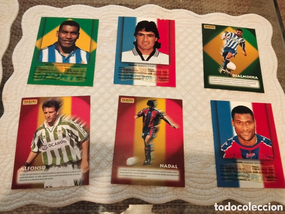 Cromos de Futebol: Tarjetas Panini sports