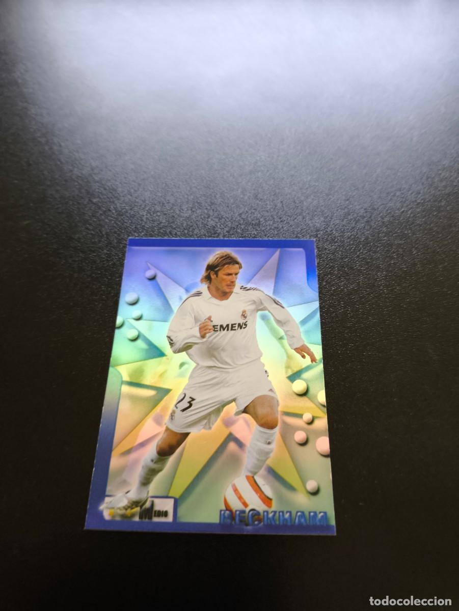 Cromos de F&uacute;tbol: 92 DAVID BECKHAM REAL MADRID MUNDICROMO TOP LIGA 2005 2006 05 06 NO PANINI LIGA ESTE