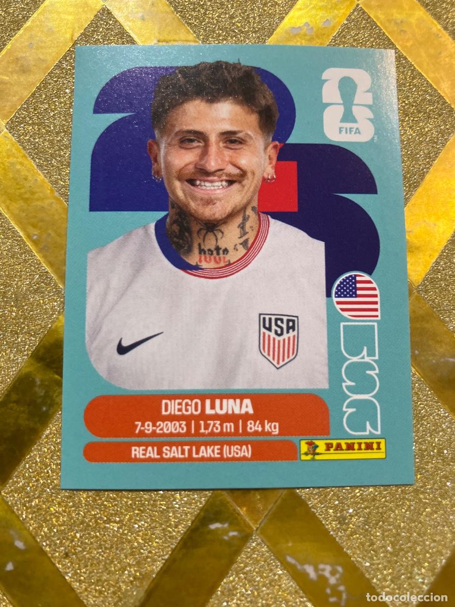 Cromos de F&uacute;tbol: CROMO DE F&Uacute;TBOL NUMERO 14 DIEGO LUNA EEUU O USA MUNDIAL 2026 MEXICO-EEUU-CANADA PANINI !