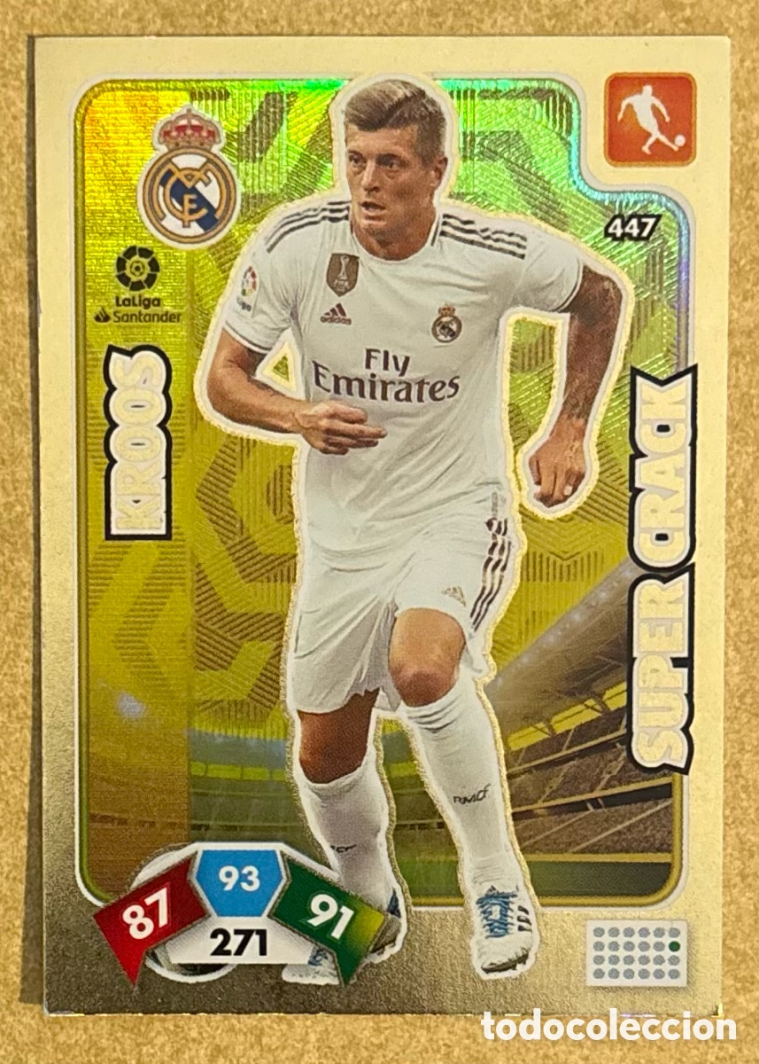 Cromos de f&uacute;tbol: KROOS (REAL MADRID). CARTA SUPER CRACK PANINI ADRENALYN XL LA LIGA 2019-20.