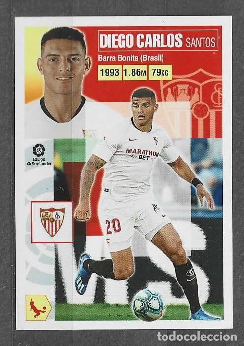 Cromos de F&uacute;tbol: Liga Este 20/21 - Diego Carlos - N&ordm; 6 - Sevilla F.C