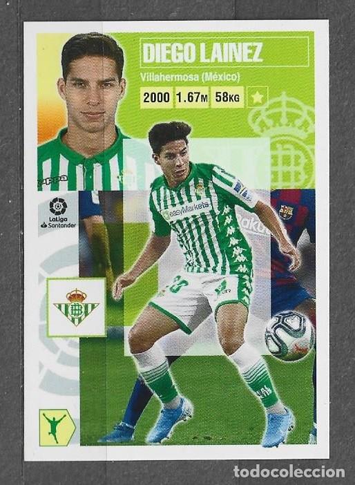 Cromos de F&uacute;tbol: Liga Este 20/21 - Diego Lainez - N&ordm; 16 b - Real Betis