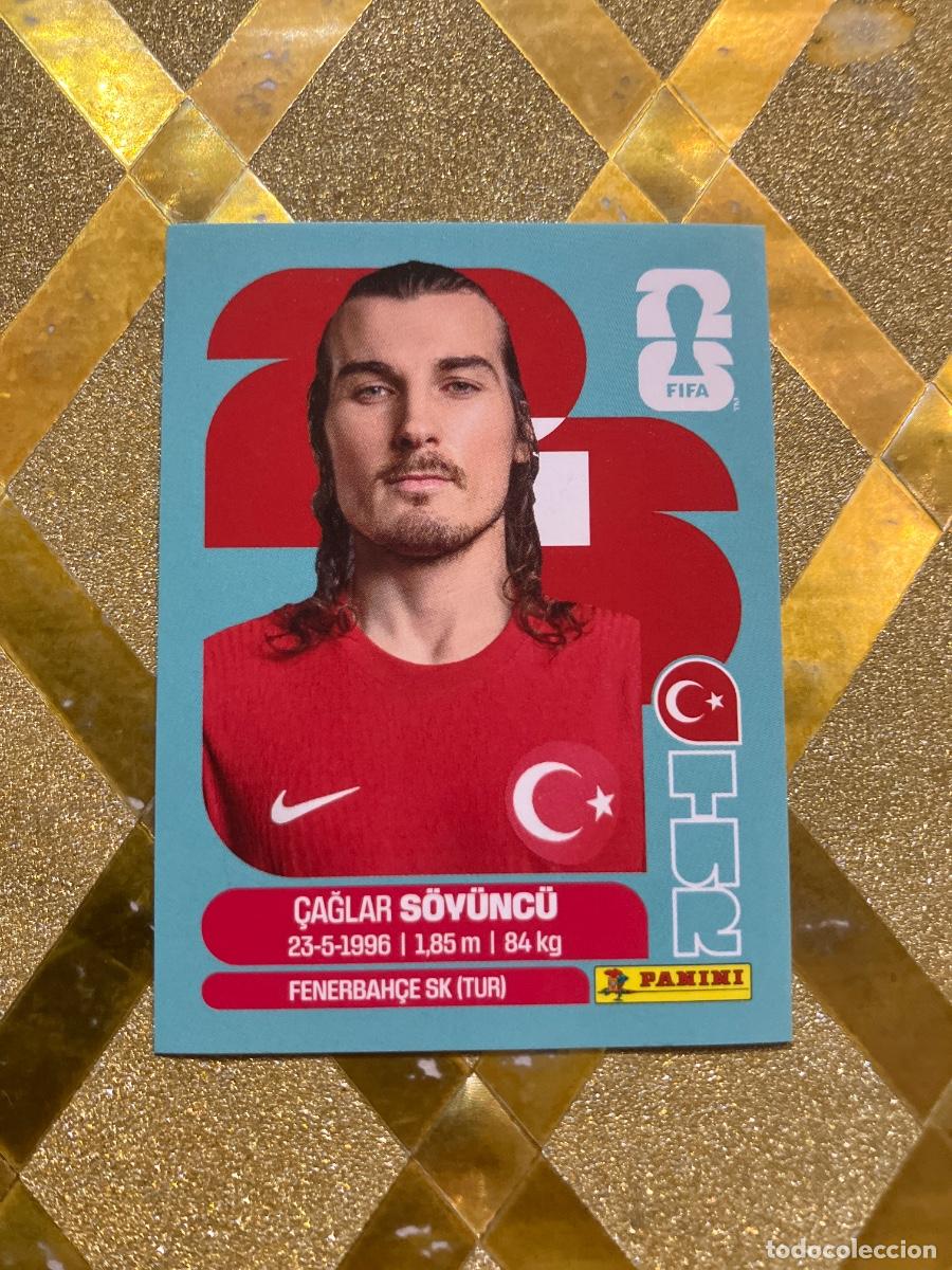 Cromos de F&uacute;tbol: CROMO DE F&Uacute;TBOL NUMERO TUR 6 SOYUNCU TURQUIA MUNDIAL 2026 MEXICO-EEUU-CANADA PANINI !