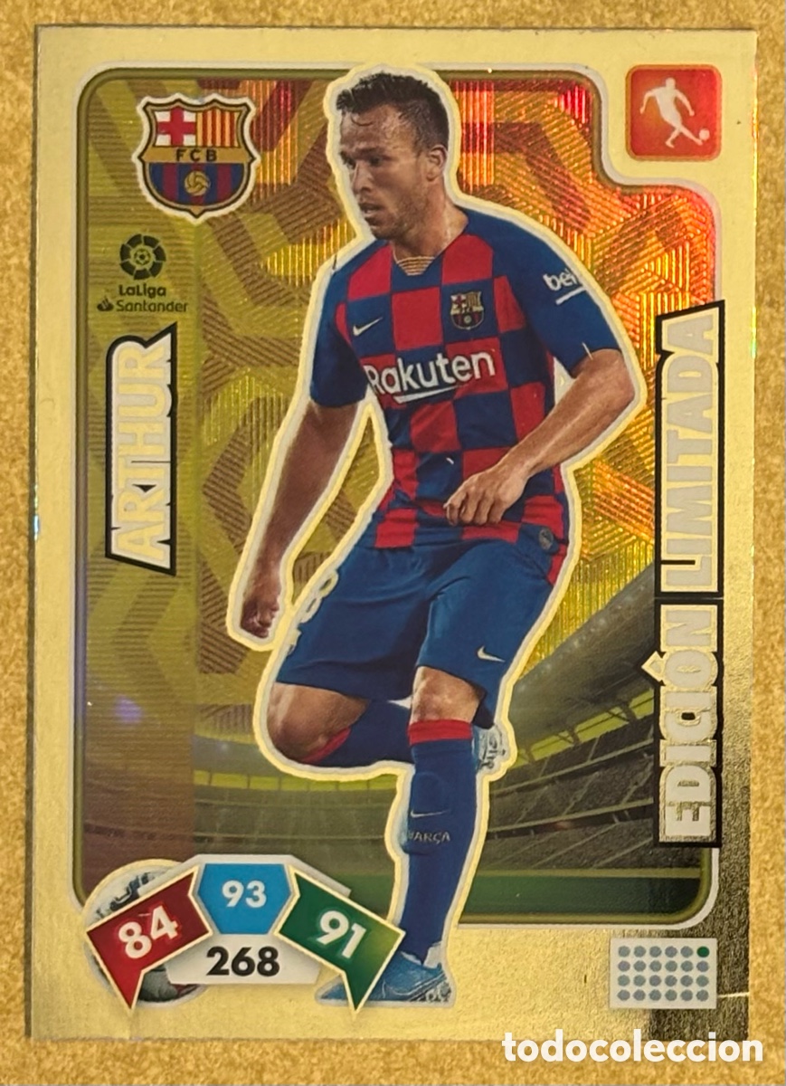 Cromos de F&uacute;tbol: ARTHUR (FC BARCELONA). CARTA EDICI&Oacute;N LIMITADA PANINI ADRENALYN XL LA LIGA 2019-20.
