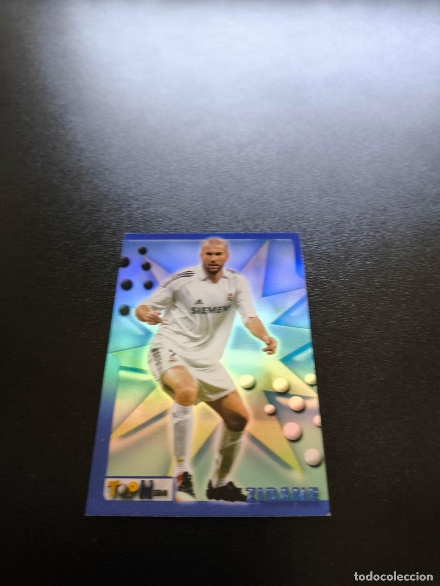 Cromos de F&uacute;tbol: 128 ZIDANE REAL MADRID MUNDICROMO TOP LIGA 2005 2006 05 06 NO PANINI LIGA ESTE