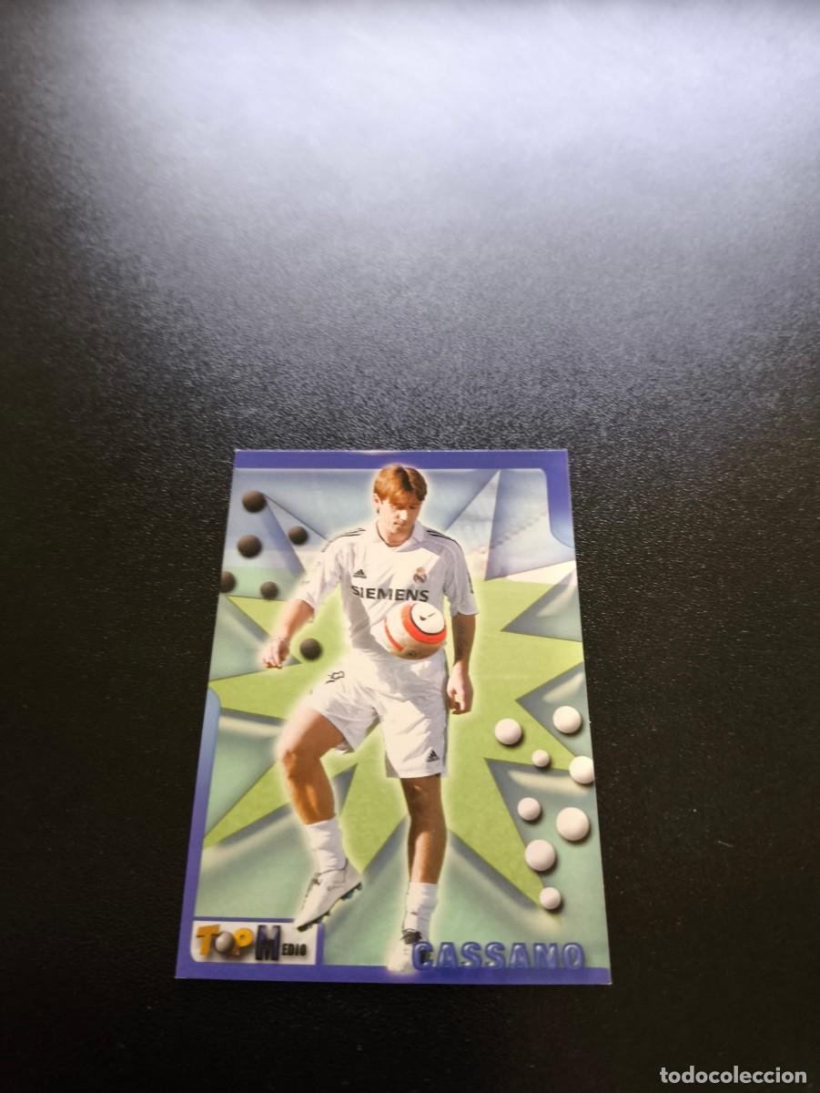 Cromos de F&uacute;tbol: 146 CASSANO REAL MADRID MUNDICROMO TOP LIGA 2005 2006 05 06 NO PANINI LIGA ESTE