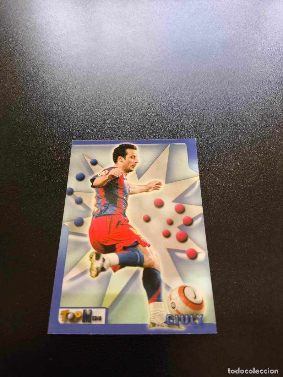 Cromos de F&uacute;tbol: 154 GIULY BARCELONA MUNDICROMO TOP LIGA 2005 2006 05 06 NO PANINI LIGA ESTE