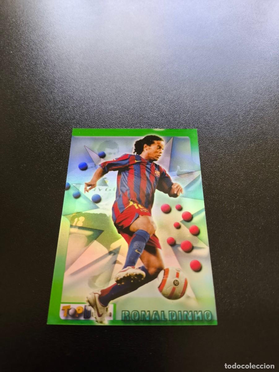 Cromos de F&uacute;tbol: 172 RONALDINHO BARCELONA MUNDICROMO TOP LIGA 2005 2006 05 06 NO PANINI LIGA ESTE