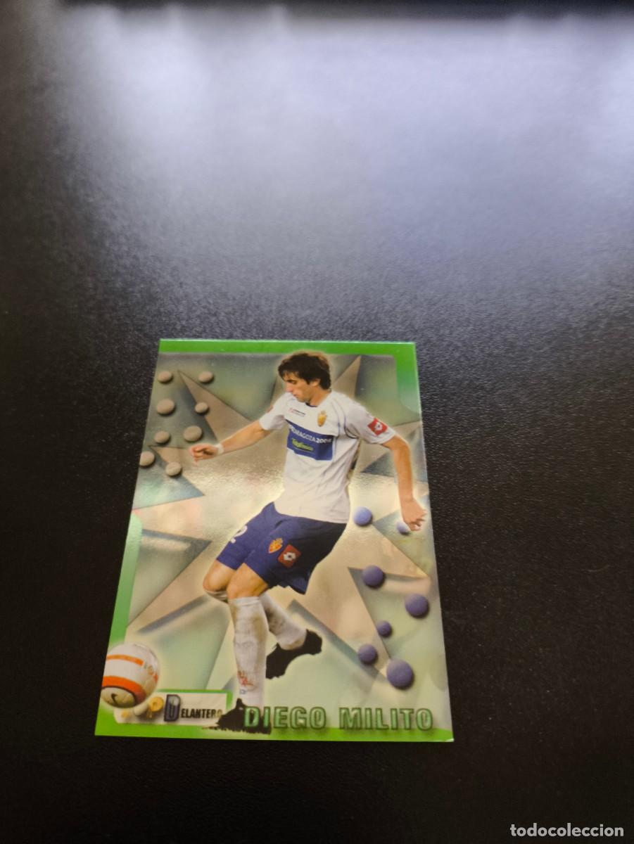 Cromos de F&uacute;tbol: 187 DIEGO MILITO ZARAGOZA MUNDICROMO TOP LIGA 2005 2006 05 06 NO PANINI LIGA ESTE
