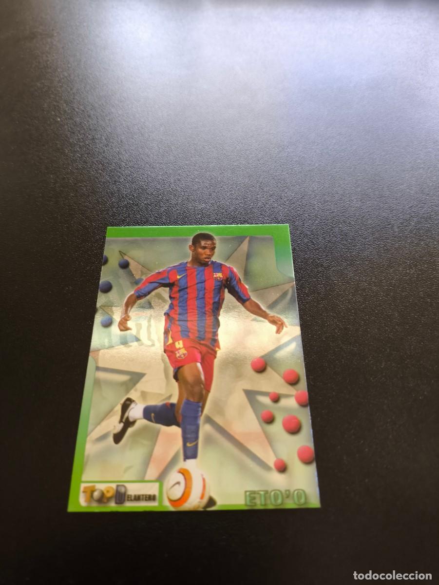 Cromos de F&uacute;tbol: 190 ETO'O BARCELONA MUNDICROMO TOP LIGA 2005 2006 05 06 NO PANINI LIGA ESTE