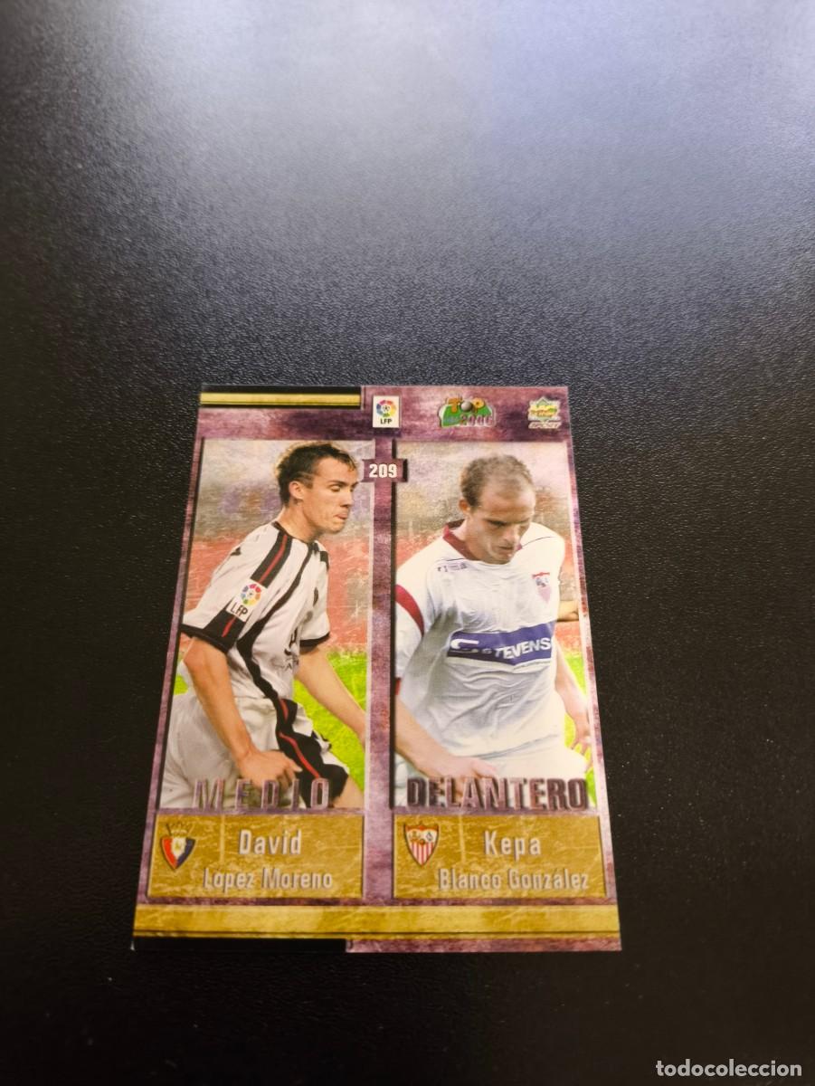Cromos de F&uacute;tbol: 209 David / Kepa / Ruben Castro / Albiol MUNDICROMO TOP LIGA 2005 2006 05 06 NO PANINI LIGA ESTE