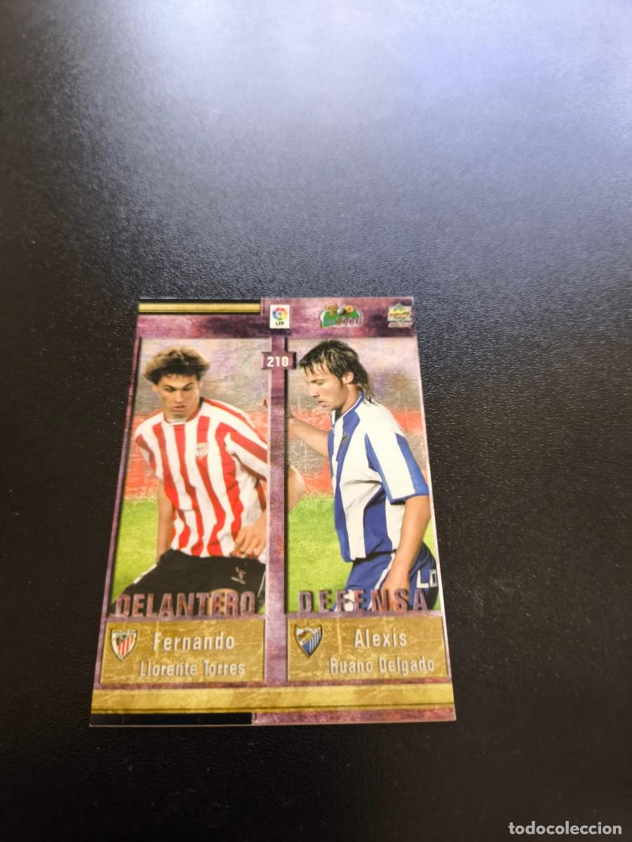 Cromos de F&uacute;tbol: 210 Valera Oscar Llorente BILBAO Alexis MUNDICROMO TOP LIGA 2005 2006 05 06 NO PANINI LIGA ESTE