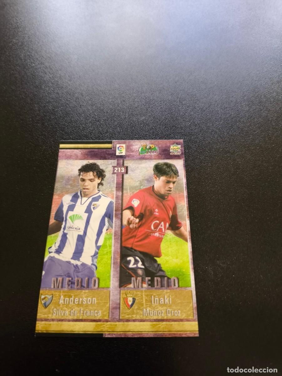 Cromos de F&uacute;tbol: 213 Anderson / Inaki / Ivan / Pablo MUNDICROMO TOP LIGA 2005 2006 05 06 NO PANINI LIGA ESTE