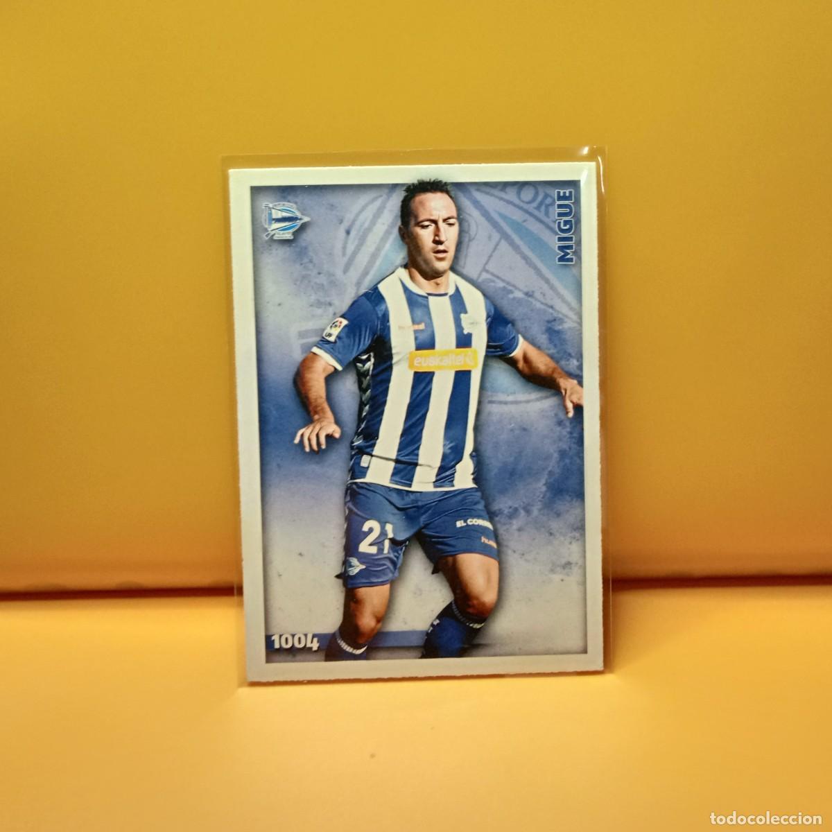 Cromos de F&uacute;tbol: MUNDICROMO 2014 2015 14 15 DEPORTIVO ALAV&Eacute;S MIGUEL 1004