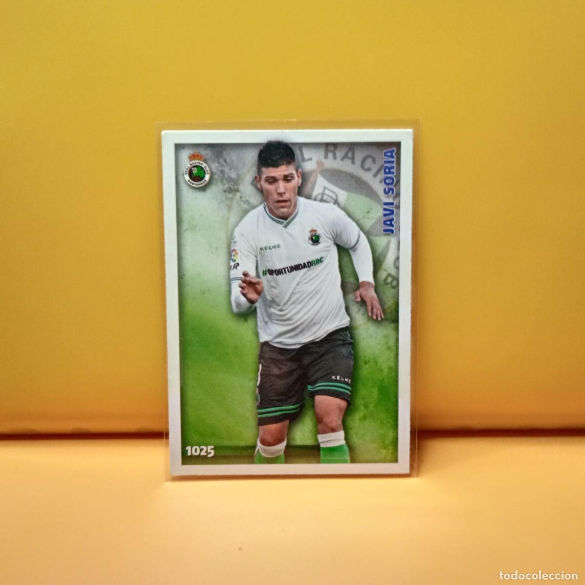 Cromos de F&uacute;tbol: MUNDICROMO 2014 2015 14 15 RACING DE SANTANDER JAVI SORIA 1025