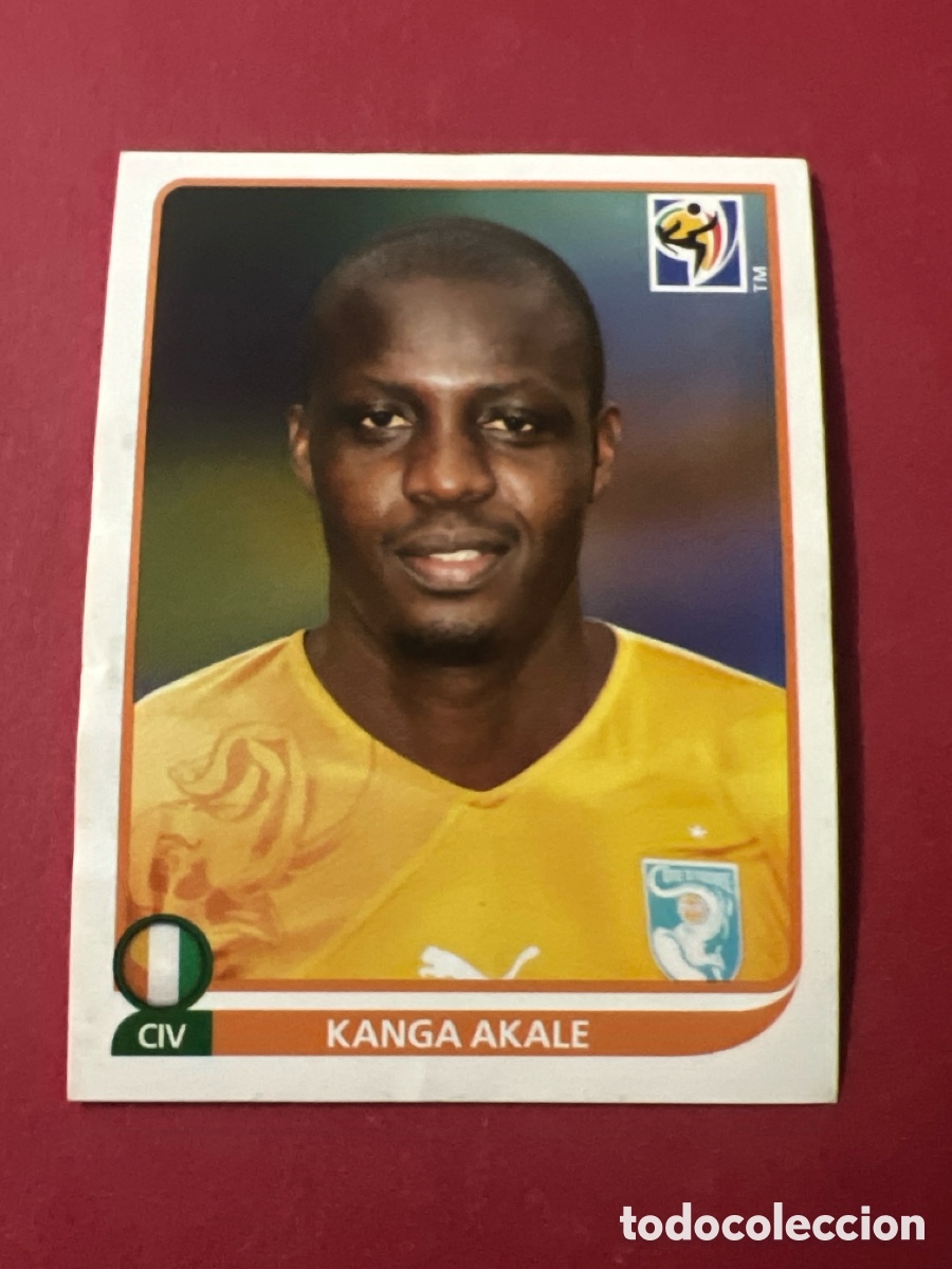 Cromos de F&uacute;tbol: C4484. 533 Kanga Akale, CIV Costa de Marfil, Panini FIFA World Cup 2010 sticker Mundial South Africa