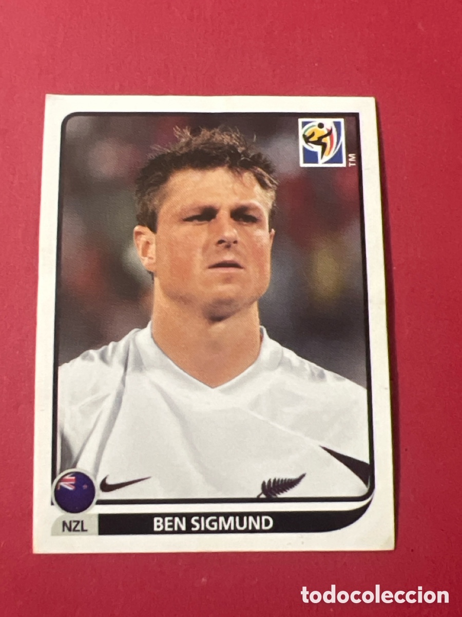 Cromos de F&uacute;tbol: C4485. 453 Ben Sigmund, Nueva Zelanda, Panini FIFA World Cup 2010 sticker Mundial South Africa