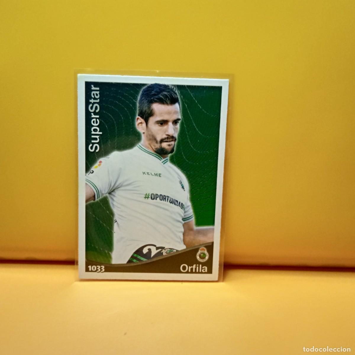 Cromos de F&uacute;tbol: MUNDICROMO 2014 2015 14 15 RACING DE SANTANDER SUPERSTAR ORFILA 1033