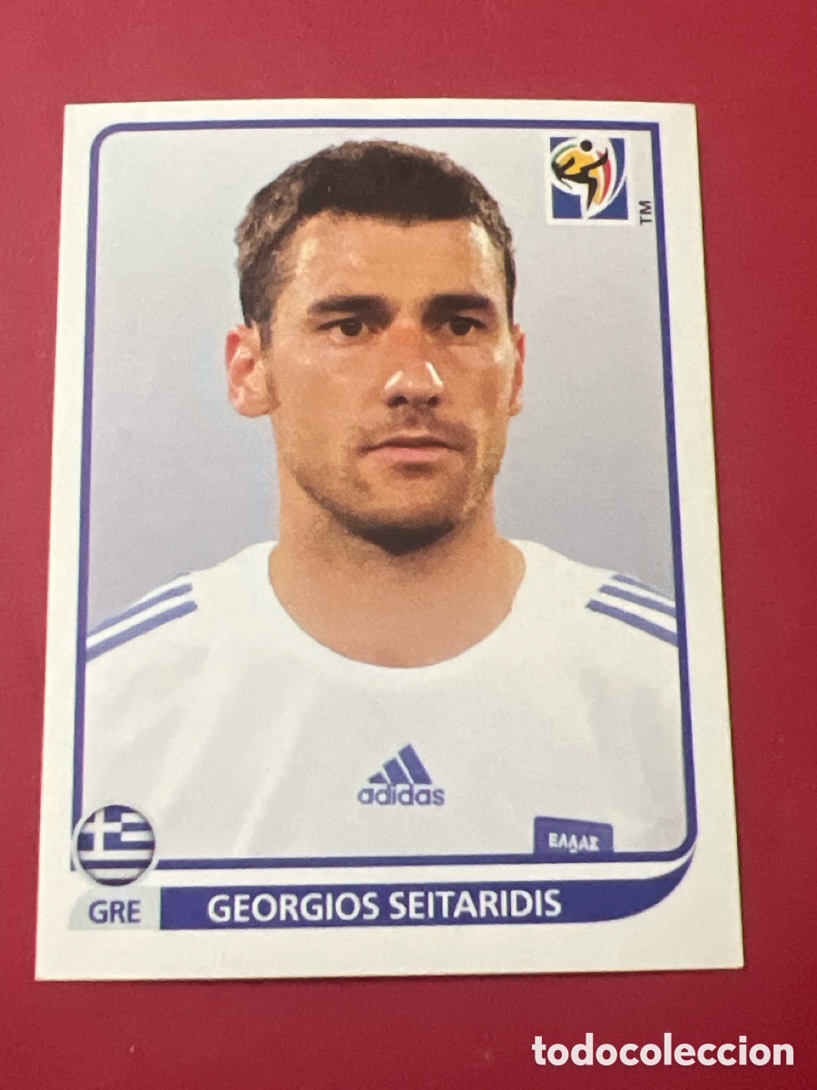 Cromos de F&uacute;tbol: C4499. N&ordm; 172 GEORGIOS SEITARIDIS.MUNDIAL SOUTH AFRICA 2010 WORLD CUP 10 PANINI.
