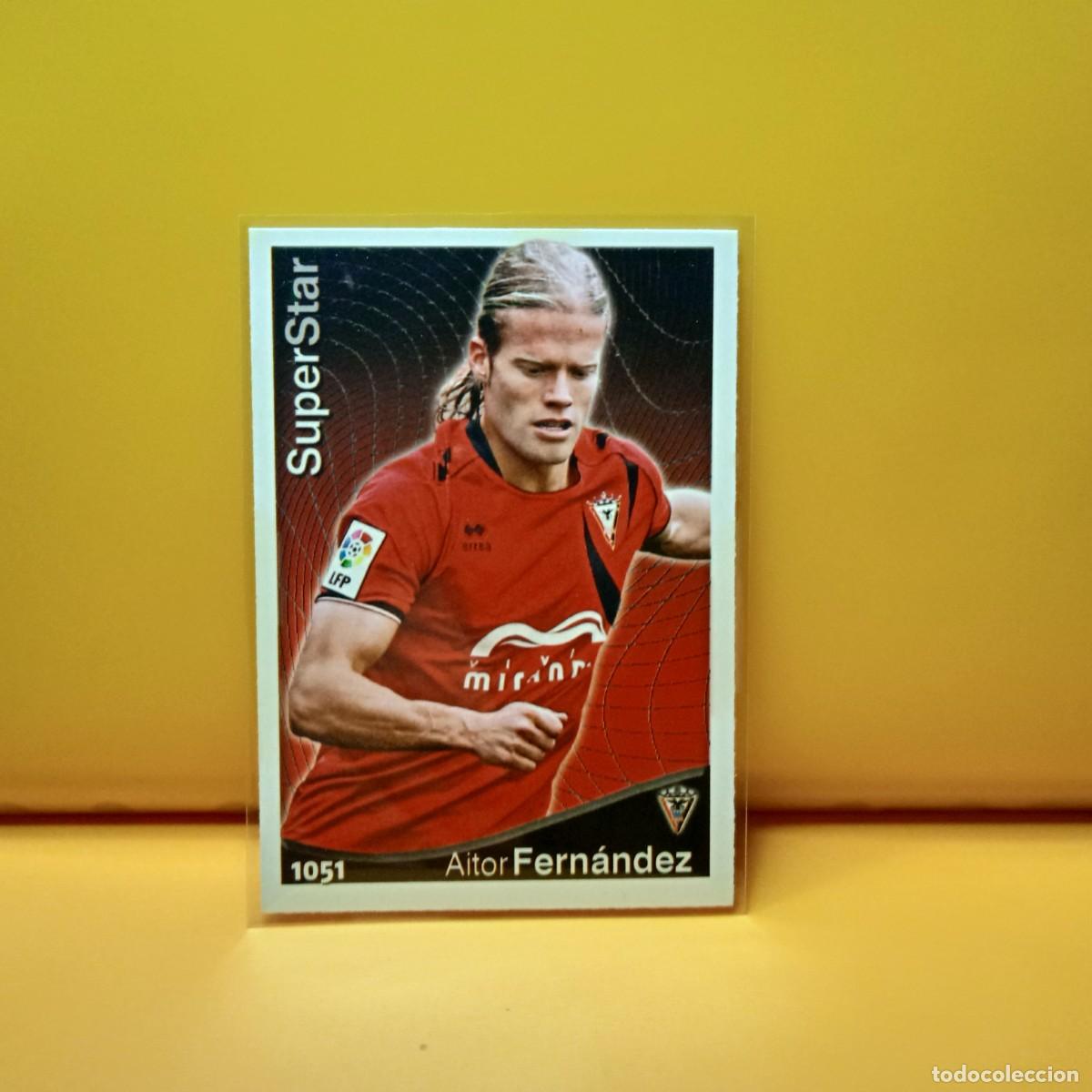 Cartes &agrave; collectionner de Football: MUNDICROMO 2014 2015 14 15 C.D MIRANDES SUPERSTAR AITOR FERN&Aacute;NDEZ 1051