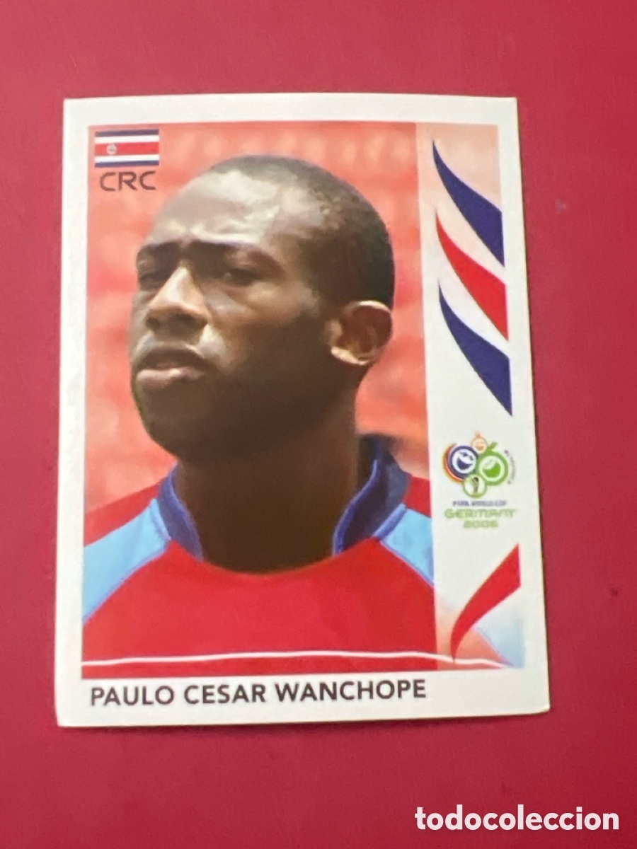 Cartes &agrave; collectionner de Football: 53 PAULO C&Eacute;SAR WANCHOPE (COSTA RICA) ALEMANIA 2006 - PANINI STICKER - FIFA WORLD CUP GERMANY 2006