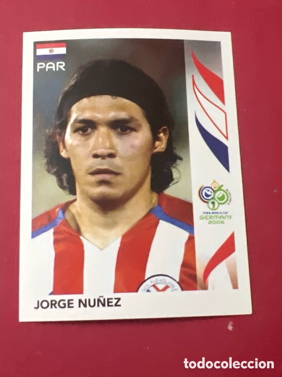 Cartes &agrave; collectionner de Football: C4502. 119 Jorge Nu&ntilde;ez - Paraguay - Mundial Alemania 2006 Panini Sticker Fifa World Cup Germany