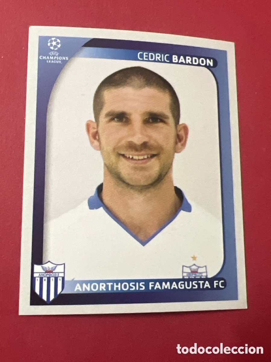 Cartes &agrave; collectionner de Football: C4510. 57 BARDON (ANORTHOSIS) CHAMPIONS LEAGUE 2008/2009 PANINI