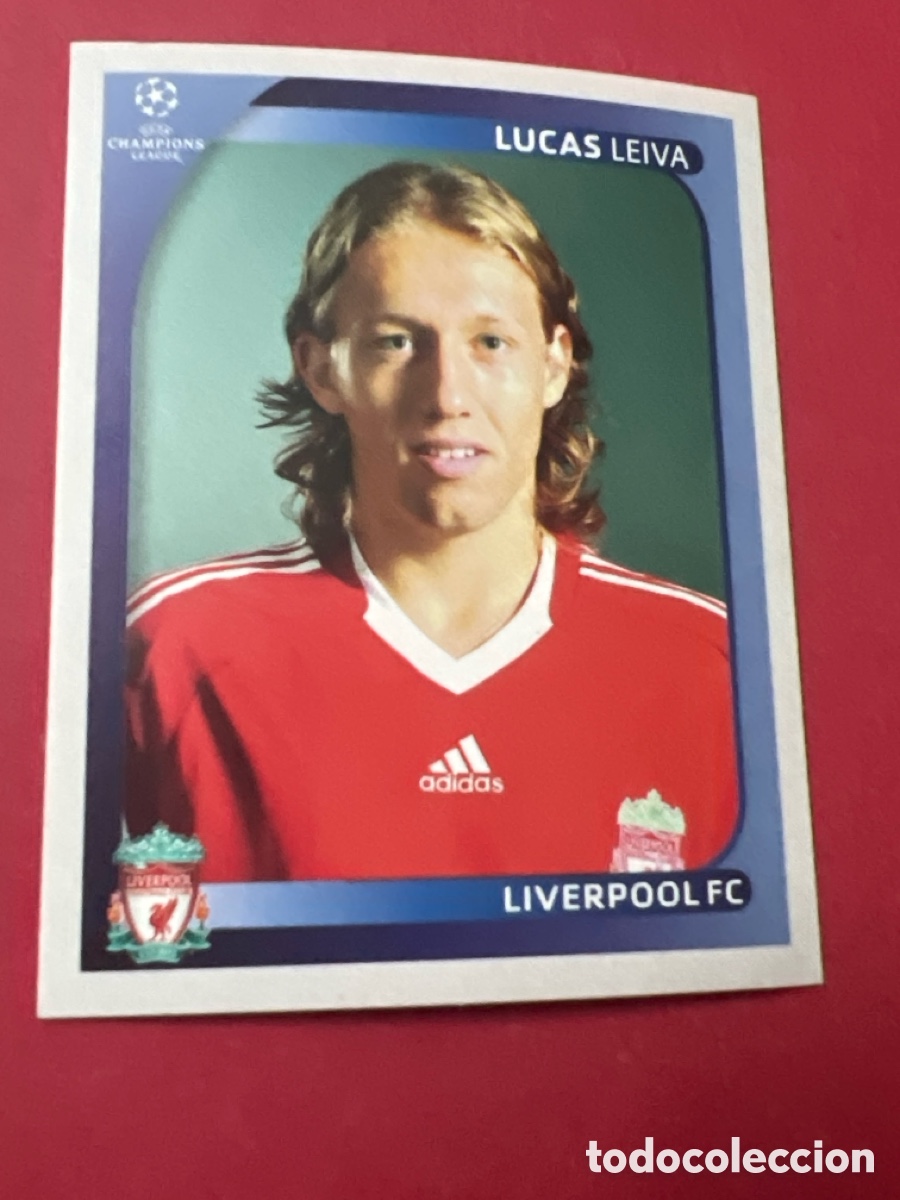 Cromos de F&uacute;tbol: C4513. Champions League 2008-2009 Liverpool FC Lucas Leiva 342 Sin pegar