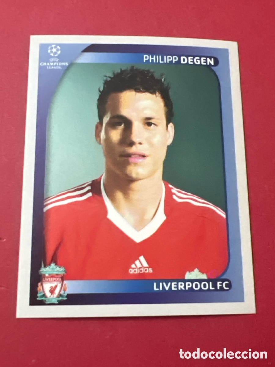 Cromos de F&uacute;tbol: C4514. 339 DEGEN (LIVERPOOL) CHAMPIONS LEAGUE 2008/2009 PANINI