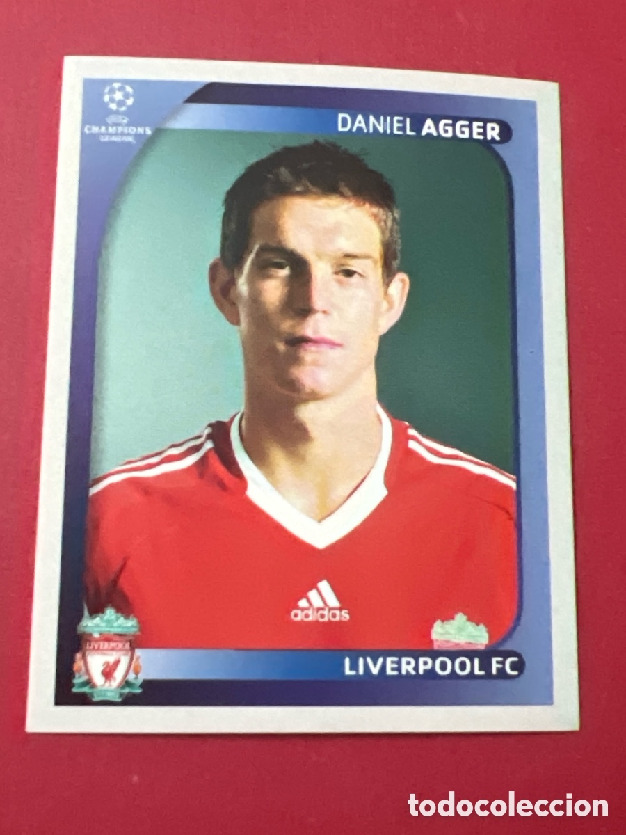Cromos de F&uacute;tbol: C4515. 337 CHAMPIONS LEAGUE 08 09 PANINI DANIEL AGGER - LIVERPOOL FC - 2008 2009 UCL UEFA