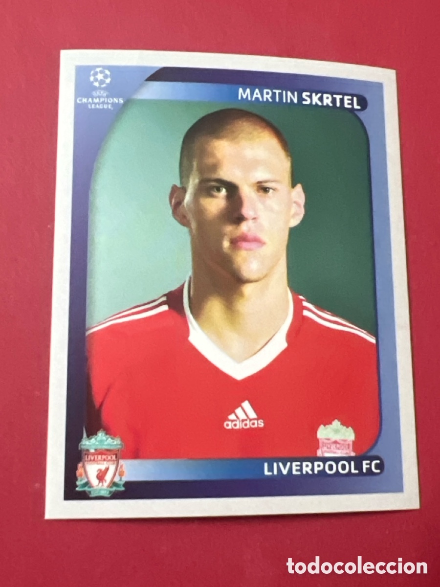 Cromos de F&uacute;tbol: C4516. 336 SKRTEL (LIVERPOOL) CHAMPIONS LEAGUE 2008/2009 PANINI