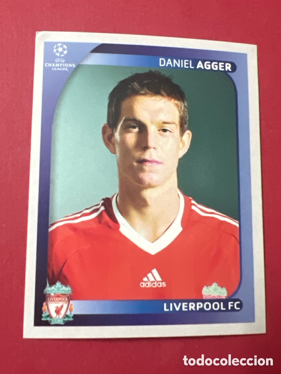 Cromos de F&uacute;tbol: C4520. 337 CHAMPIONS LEAGUE 08 09 PANINI DANIEL AGGER - LIVERPOOL FC - 2008 2009 UCL UEFA