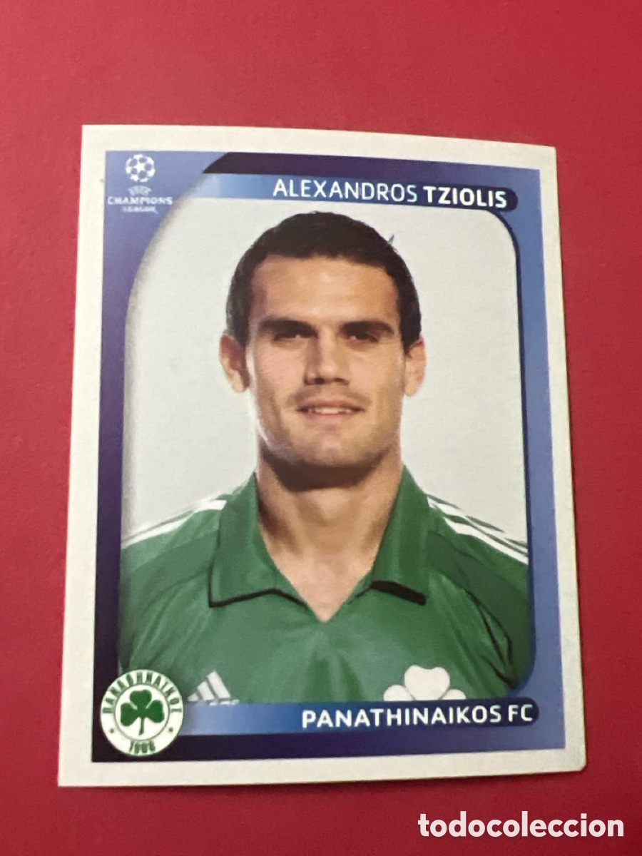 Cromos de F&uacute;tbol: C4522. 397 CHAMPIONS LEAGUE 08 09 PANINI ALEXANDROS TZIOLIS - PANATHINAIKOS FC - 2008 2009 UCL UEFA
