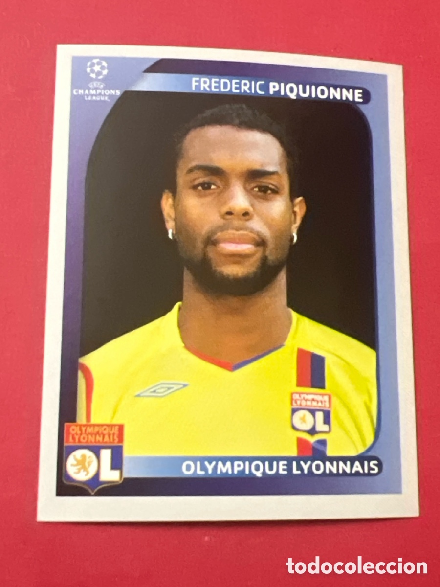 Cromos de F&uacute;tbol: C4523. 365 CHAMPIONS LEAGUE 08 09 PANINI FREDERIC PIQUIONNE - OLYMPIQUE LYONNAIS LYON - 2008 2009